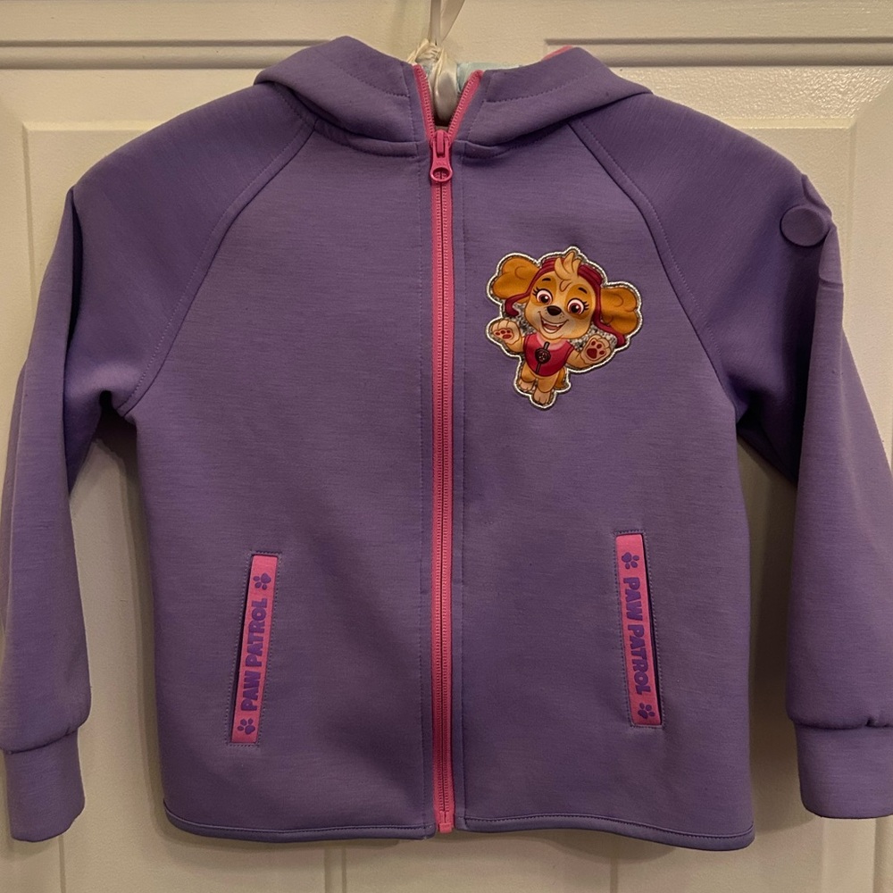 4/$20🌷💗🐶Skye Paw Patrol Purple Hoodie 🐶6X 🩷Good Preloved Condition